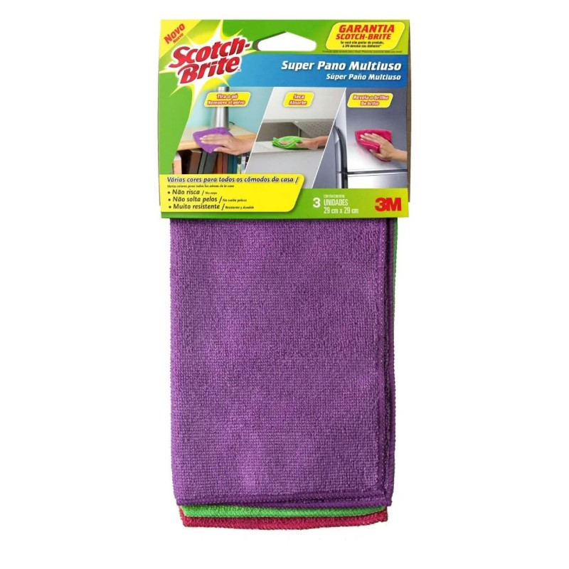SCOTCH-BRITE SUP PANO MULTIUSO C/3 CX30