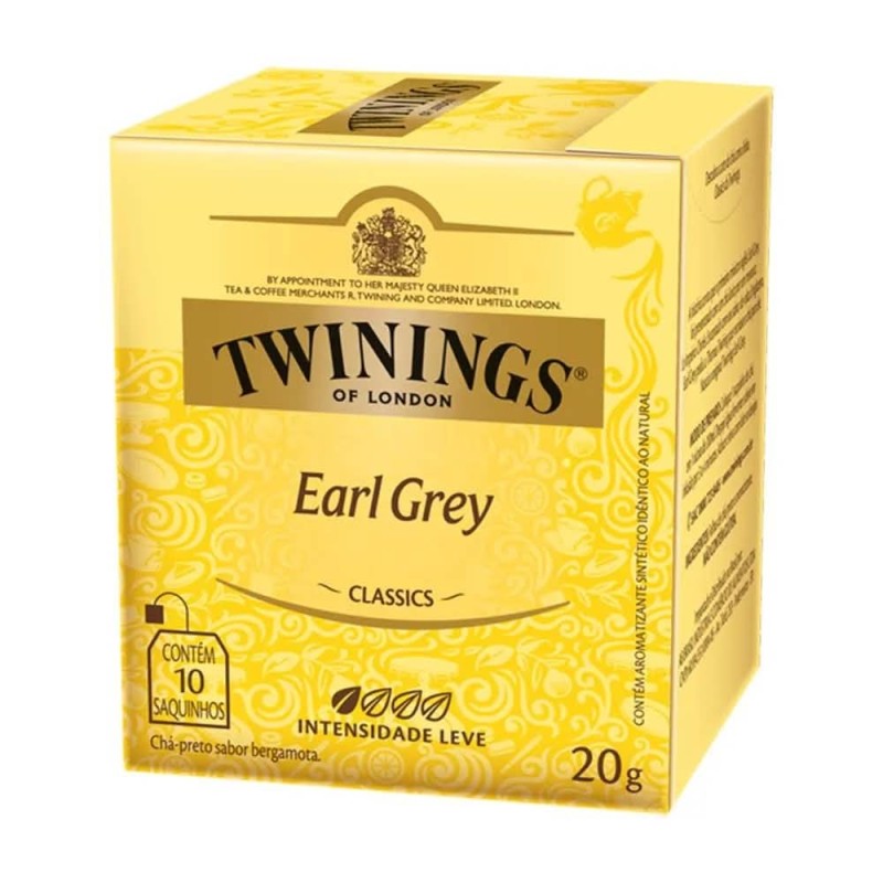 TW CHA PRETO EARL GREY DP/10SCH CX/12