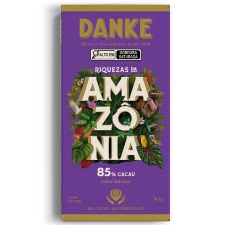 DANKE BARRA 85% AMAZONIA DP12X80GR CX/6