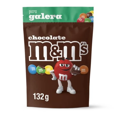 M&M'S CHOCOLAT AO LEITE POUCH 132G CX/24
