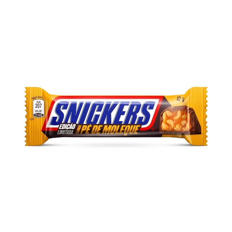 SNICKERS PE DE MOLEQUE DP20X42G CX/12