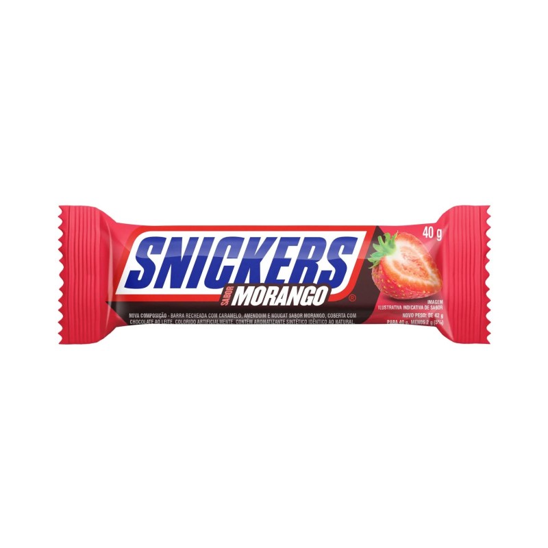 SNICKERS MORANGO DP20X40G CX12