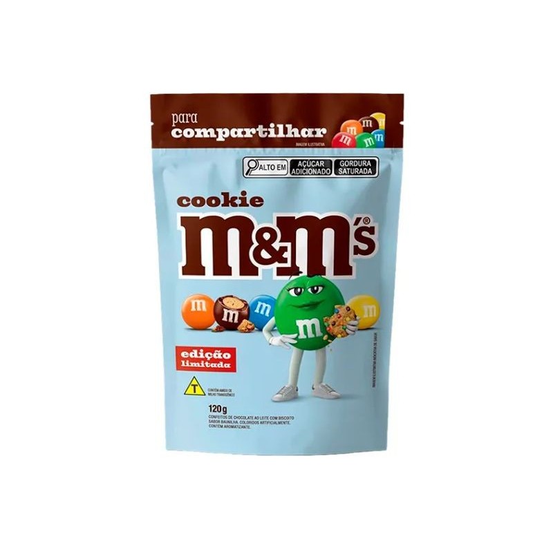 M&M'S COOKIE POUCH 120G CX24