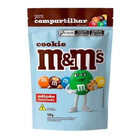 M&M'S COOKIE POUCH 120G CX24