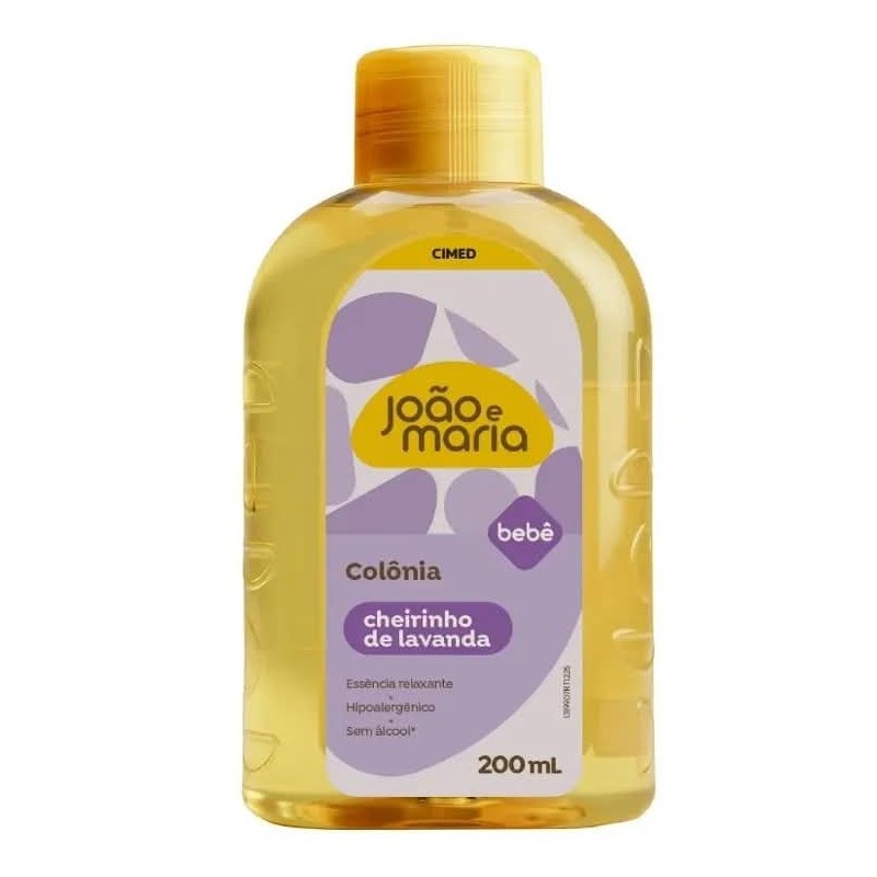 JOAO E MARIA COLONIA LAVANDA 200ML CX/12