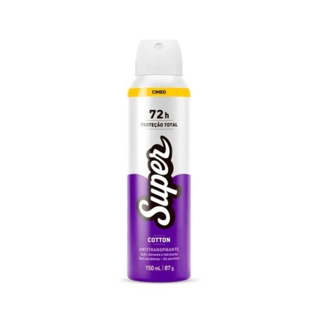 SUPER DESODORANTE COTTON 150ML CX/12