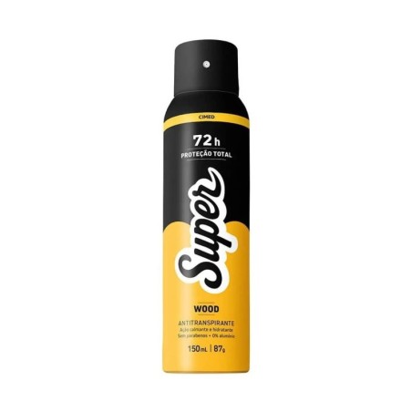 SUPER DESODORANTE WOOD 150ML CX/12