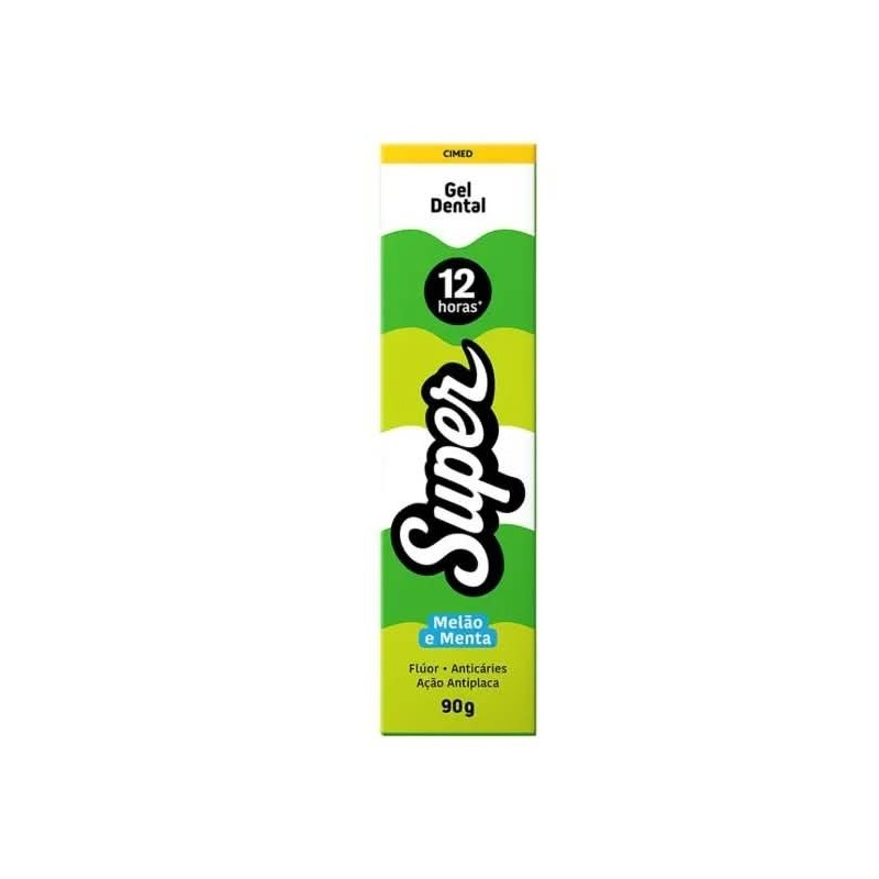 SUPER GEL DENTAL MELAO/MENTA 90G CX/72