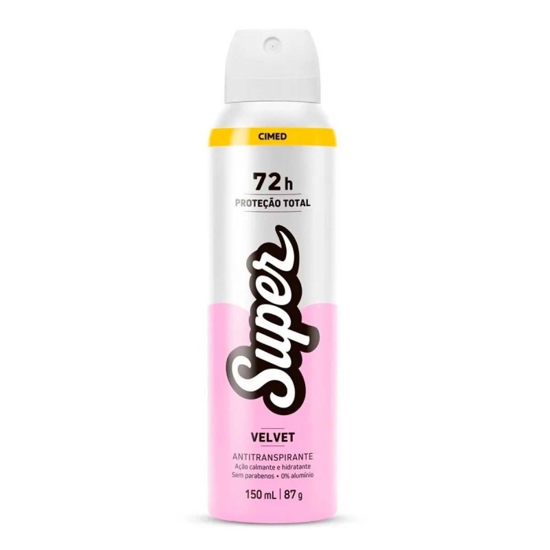 SUPER DESODORANTE VELVET 150ML CX/12