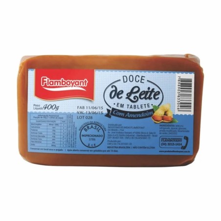 FLAMB D. LEITE TAB. AMENDOIM 400GR CX/24