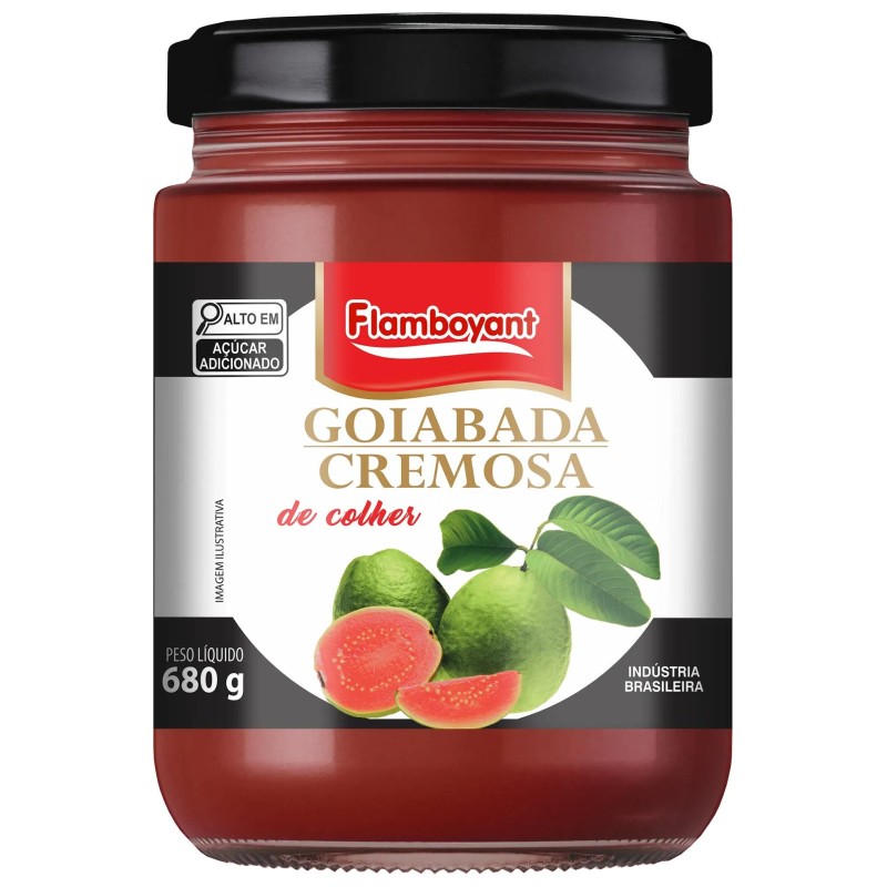 FLAMB GOIABADA CREMOSA VIDRO 680GR CX/12