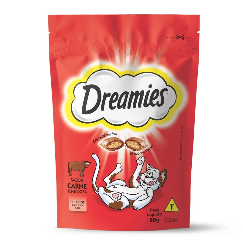 DREAMIES CARNE 80GR CX/34