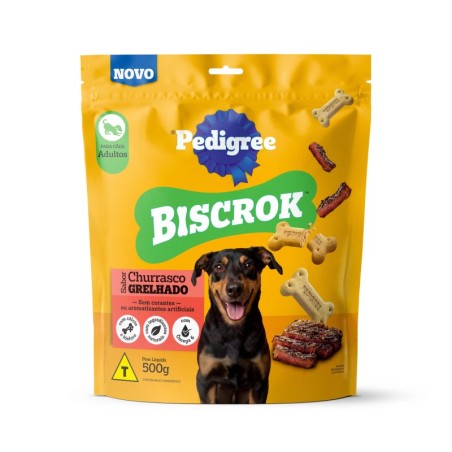 PEDIGREE BISCROK AD CHURRASC 500GR CX/22