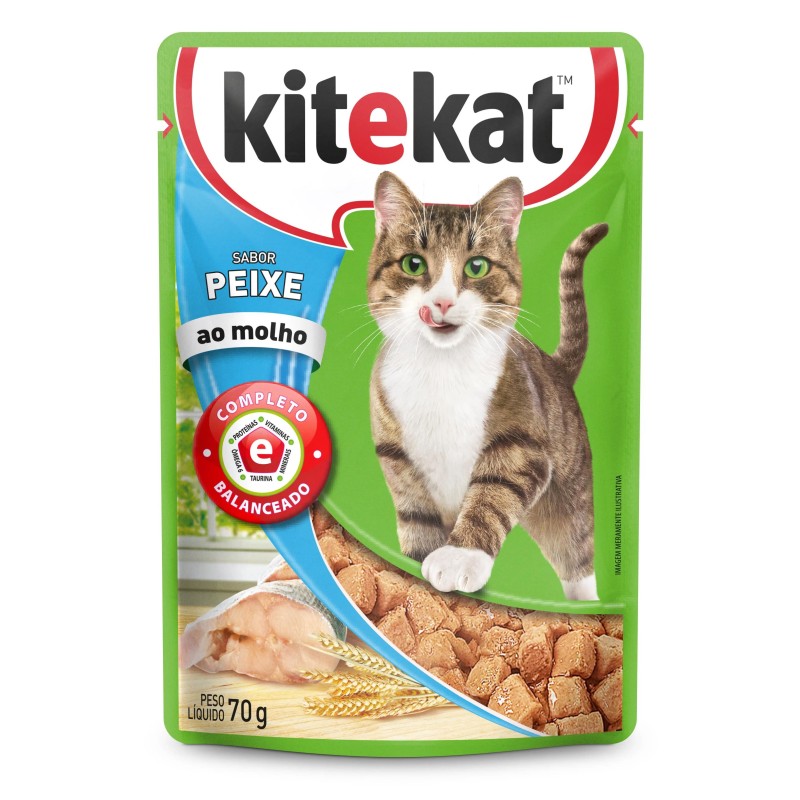 KITEKAT SC ADULTO PEIXE 2X24X70GR