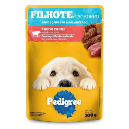 PEDIGREE SC FILHOTE CARNE 18/100GR CX/2
