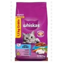 WHISKAS PEIXE  LV10,1KG PG9KG
