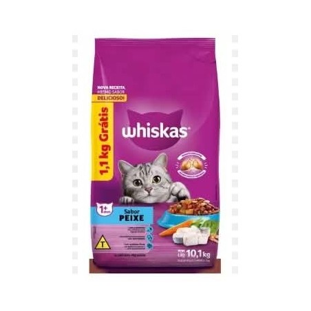 WHISKAS PEIXE  LV10,1KG PG9KG