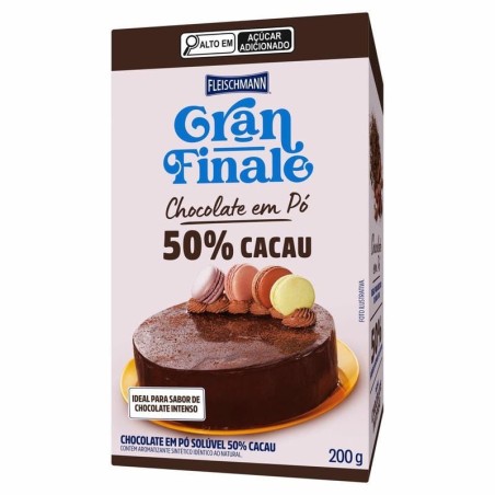 FLEIS CHOC/PO SOLU50%CACAU GFN 200G CX24