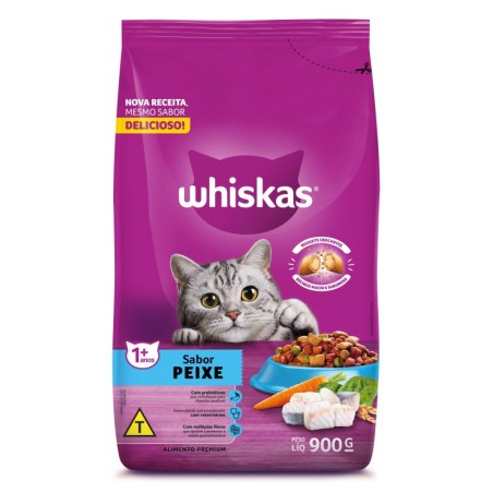 WHISKAS DRY AD PEIXE 900GR FD/10