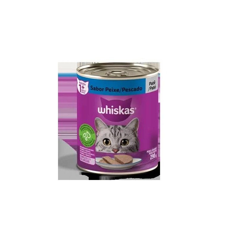 WHISKAS LATA PEIXE 290GR CX/24