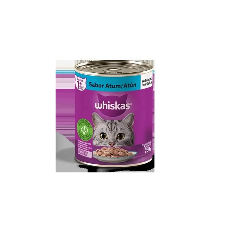 WHISKAS LATA ATUM 290GR CX/24