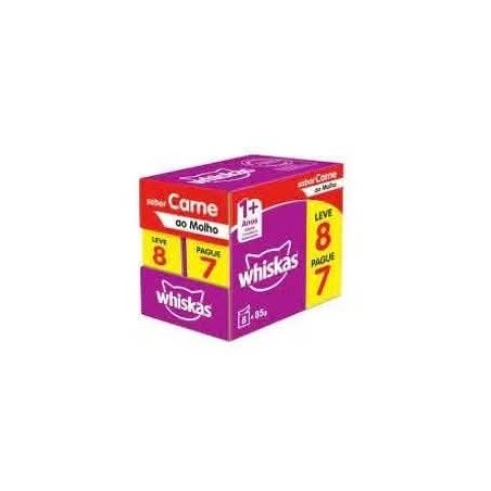 WHISKAS SC AD CARNE 85G L8P7 CX/4
