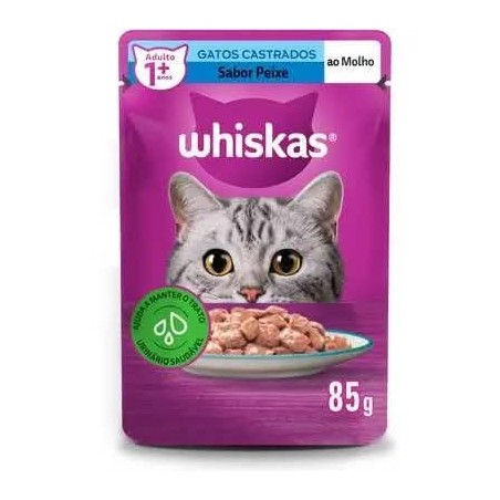 WHISKAS SC CASTR PEIXE DP20X85GR CX/2