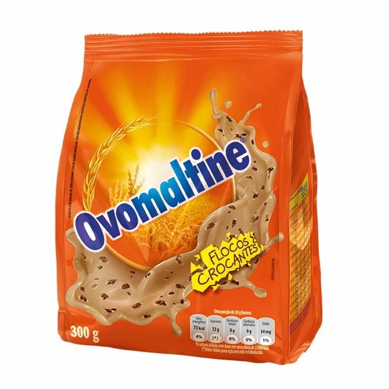 OVOMALTINE FLOCOS CROCANTES 300GR CX/12