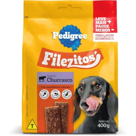 PEDIGREE FILEZITOS CHURRASCO 400GR CX/16