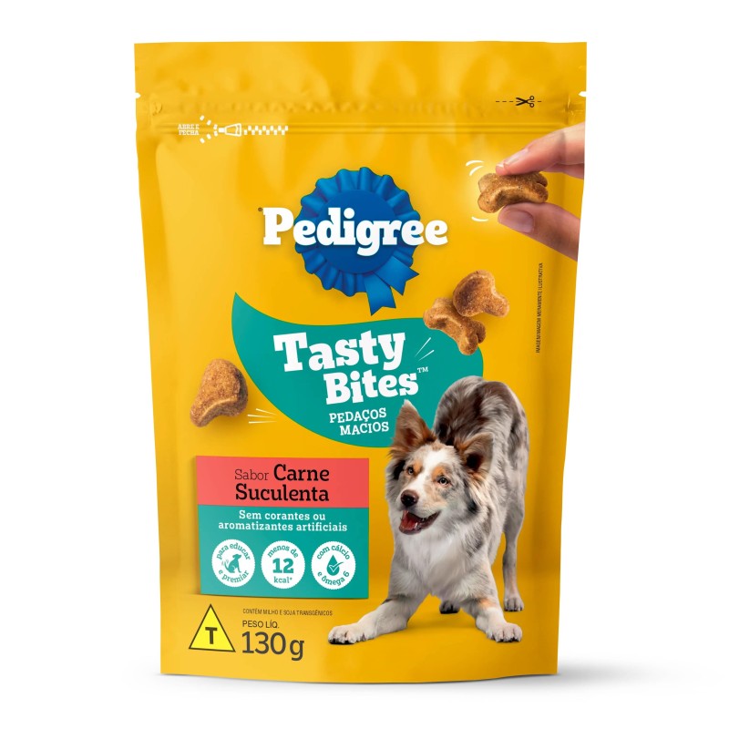PEDIGREE TASTY BITES CARNE 130GR CX/36