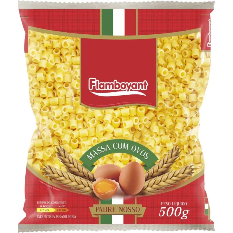 FLAMB MASSA PADRE NOSSO OVOS 500GR FD/24