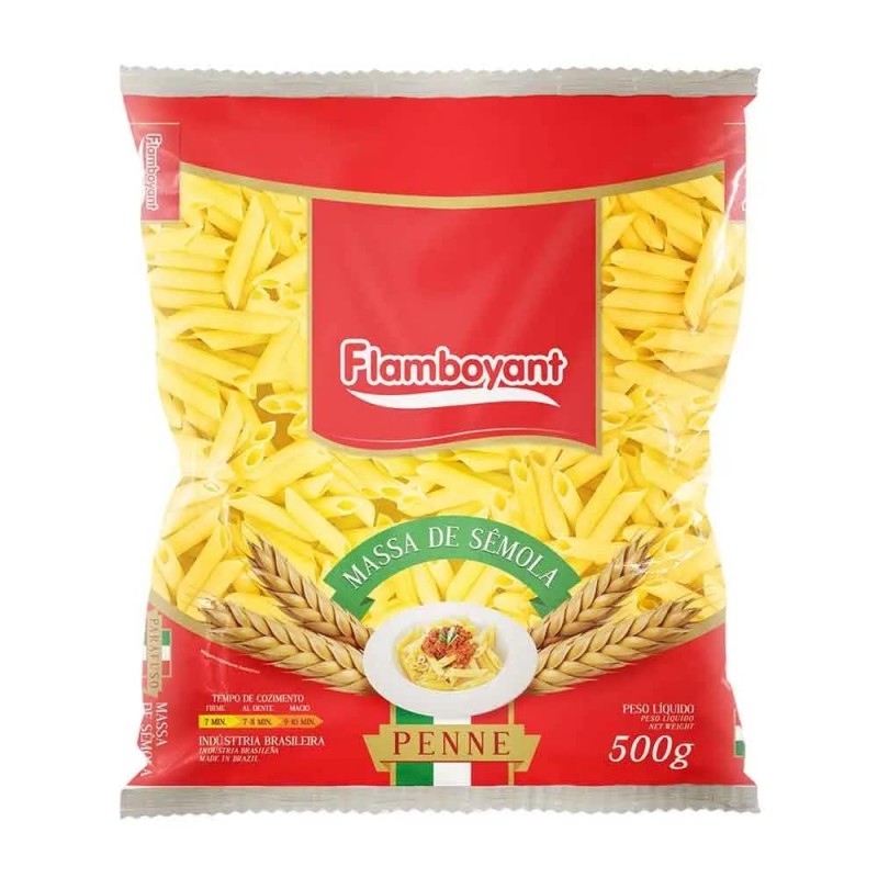FLAMB MASSA PENNE SEMOLA 500GR FD/24