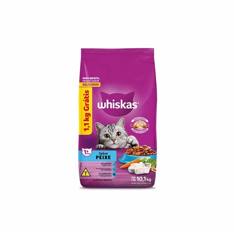 WHISKAS PEIXE 10,1KG