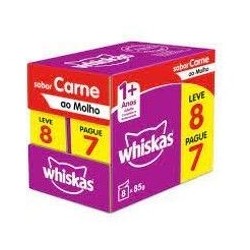 WHISKAS SC AD CARNE 85G L8P7 CX/4