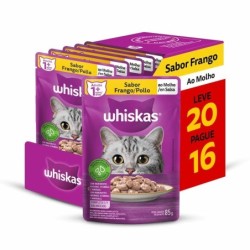 WHISKAS SACHE 85GR FRANGO L20P16 CX/2