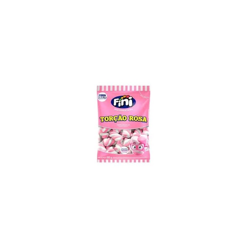 FINI MARSH RECH ROSA/BRANCO 200GR CX/12