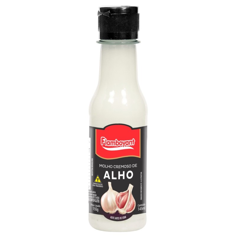 FLAMB MOLHO CREM ALHO 145ML CX/12