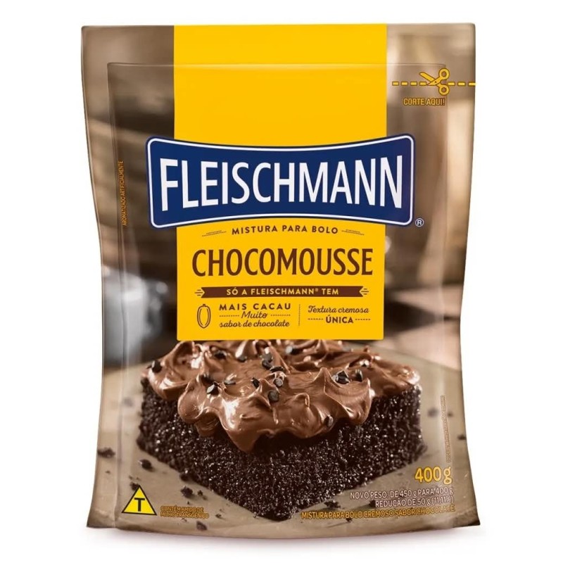 FLEIS M.BOLO ESC CHOCOMOUSSE 400GR CX/20