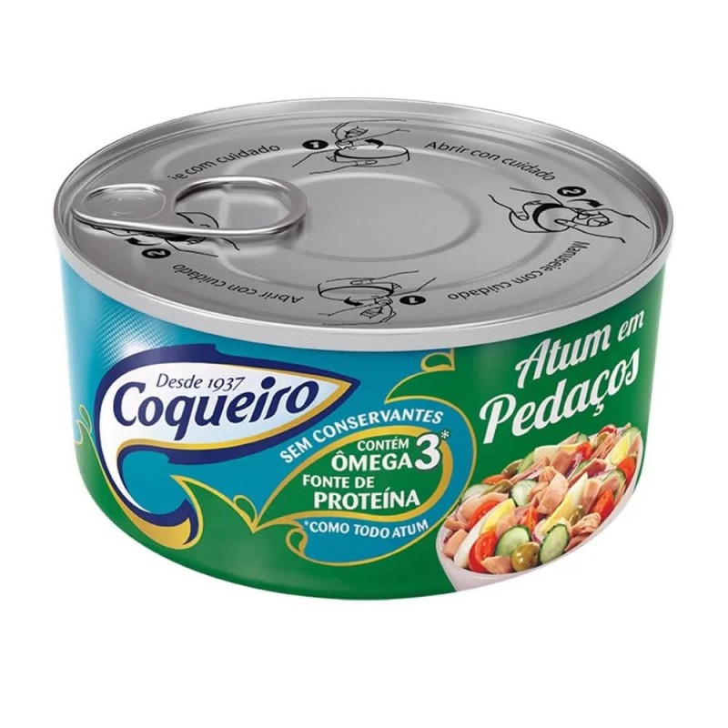 COQUEIRO ATUM PEDACO OLEO 170 GR CX/24