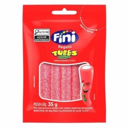 FINI TUBES MORANGO CITRICO 10X35GR CX/12