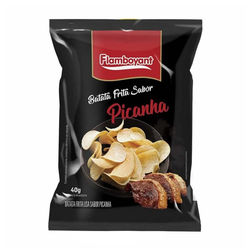 FLAMB BATATA LISA PICANHA 40GR CX24