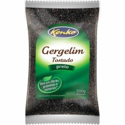 GERGELIM  TOSTADO PRETO 500GR CX/6