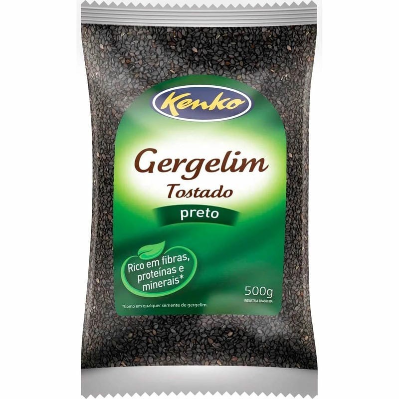 GERGELIM  TOSTADO PRETO 500GR CX/6