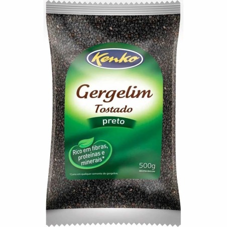 GERGELIM  TOSTADO PRETO 500GR CX/6