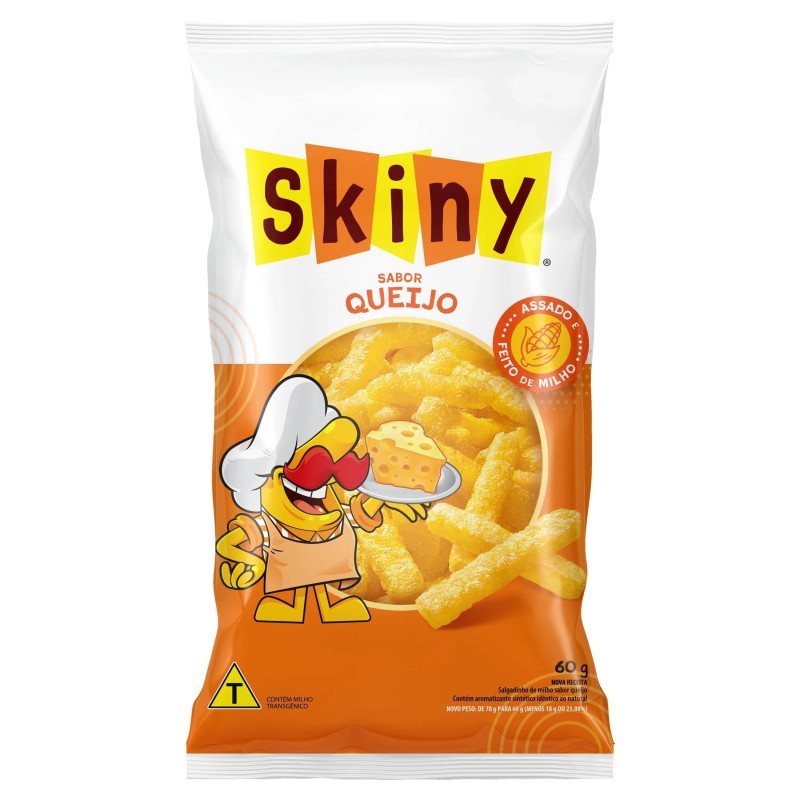 SKINY CLASSICO QUEIJO 60GR CX/24