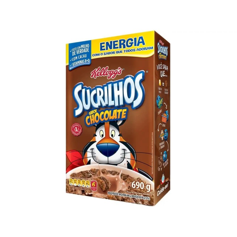 KELLOGGS SUCRILHOS CHOCO 690 G CX/12