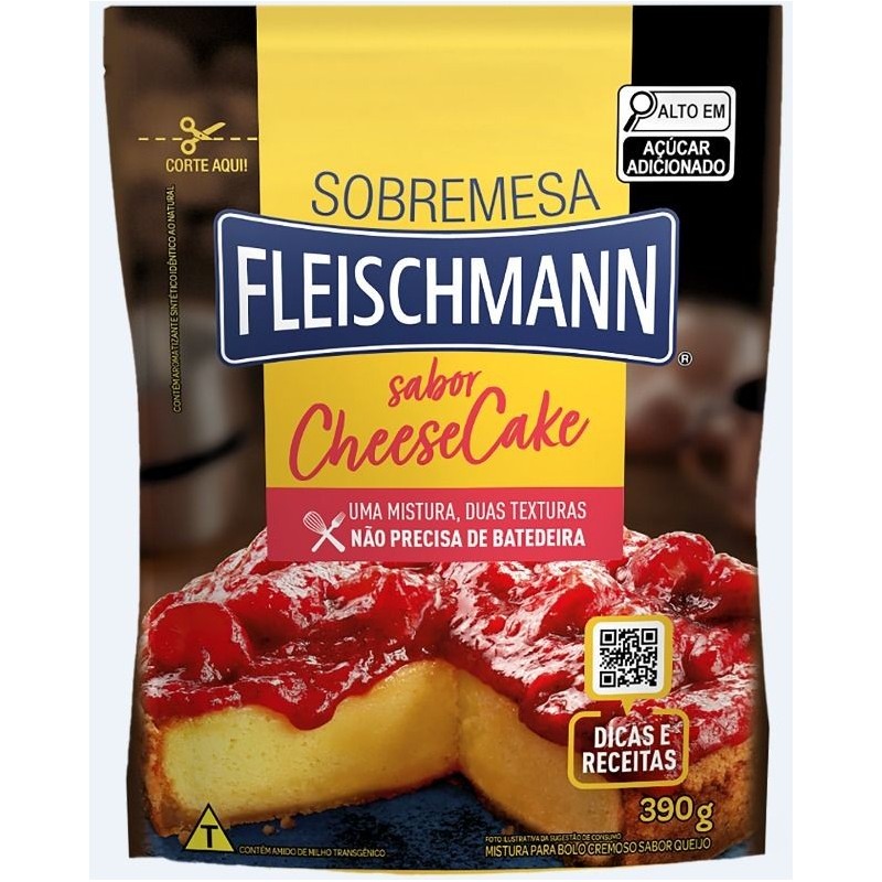 FLEIS M.BOLO ESC CHEESECAKE 390GR CX/20
