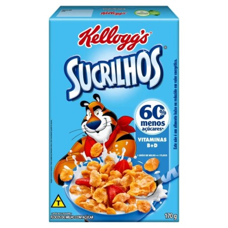 KELLOGGS SUCRILHOS L. SUGAR 170G CX/36