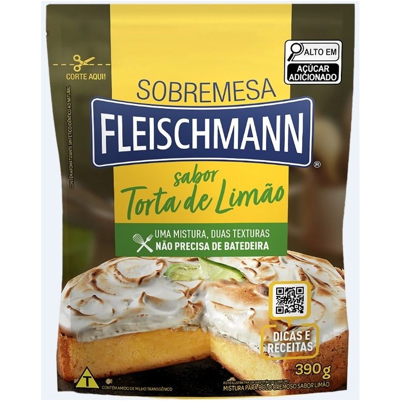 FLEIS M.BOLO ESC TORTA LIMAO 390GR CX/20