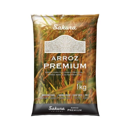 SAKURA ARROZ PREMIUM G CURT 1KG FD/25